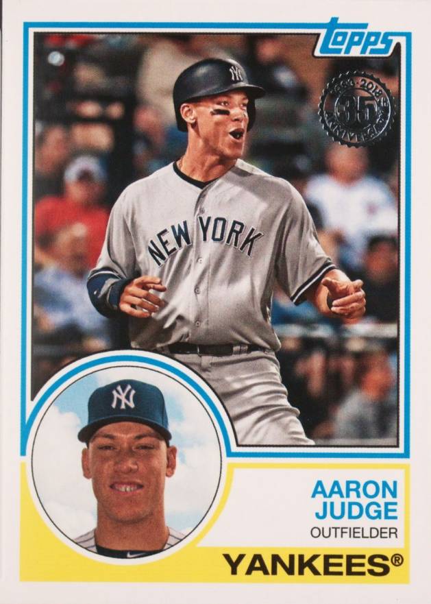 2018 Topps Update 1983 Topps Baseball Aaron Judge #83-43 Baseball Card