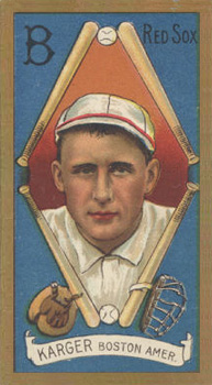 1911 Gold Borders Hindu Ed Karger #107 Baseball Card