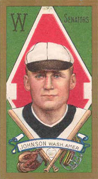 1911 Gold Borders Hindu Walter Johnson #103 Baseball Card