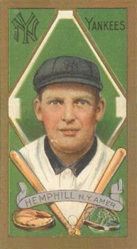 1911 Gold Borders Hindu Charlie Hemphill #92 Baseball Card