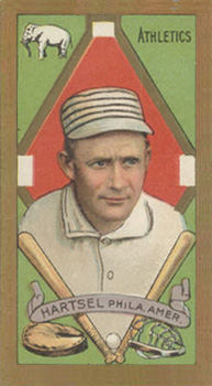 1911 Gold Borders Hindu Topsy Hartsel #90 Baseball Card