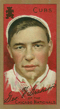 1911 Gold Borders Hindu George F. Graham #81 Baseball Card