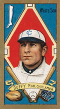 1911 Gold Borders Hindu Hugh Duffy #58 Baseball Card