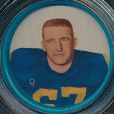 1962 Salada Coins Roger Ellis #138 Football Card