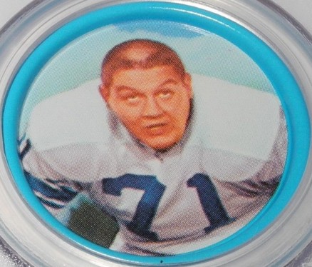 1962 Salada Coins Alex Karras #84 Football Card