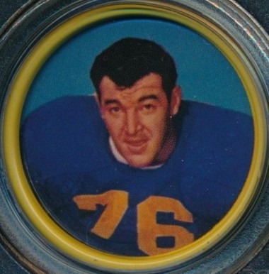 1962 Salada Coins John LoVetere #50 Football Card