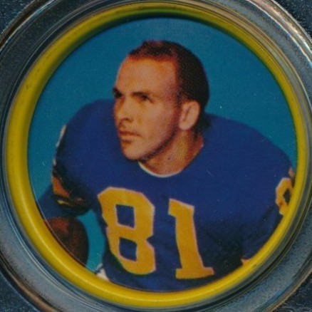 1962 Salada Coins Carroll Dale #46 Football Card