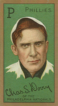 1911 Gold Borders Hindu Chas. S. Dooin #52 Baseball Card