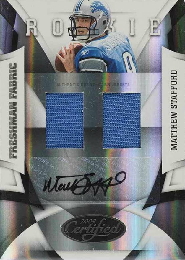 2009 Donruss Certified Matthew Stafford #221 Football Card