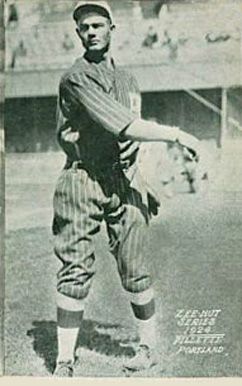 1924 Zeenut Pacific Coast League Pillette #100 Baseball Card