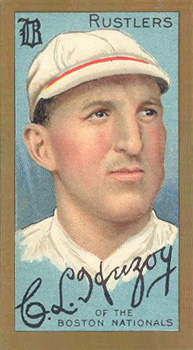 1911 Gold Borders Drum C. L. Herzog #93 Baseball Card