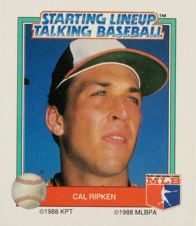 1988 Starting Line Up Talking Baseball Cal Ripken Jr. # Baseball Card