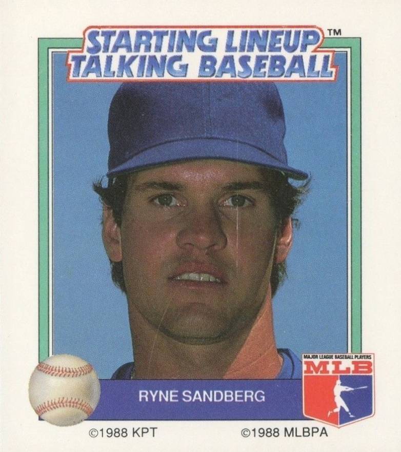 1988 Starting Line Up Talking Baseball Ryne Sandberg # Baseball Card