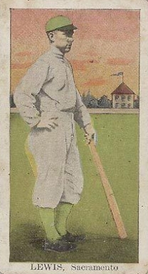 1911 Pacific Coast Biscuit Lewis # Baseball Card