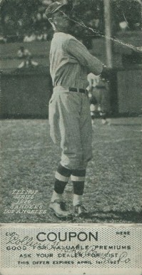 1926 Zeenut Harry Sanders # Baseball Card