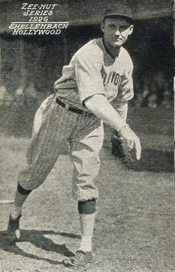 1926 Zeenut Frank Shellenback # Baseball Card