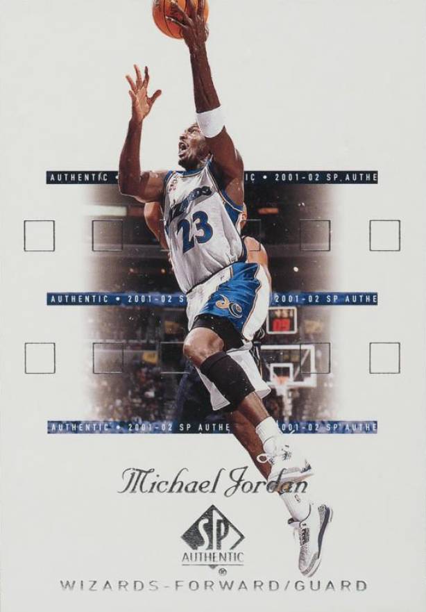 2001 SP Authentic Michael Jordan #90 Basketball Card