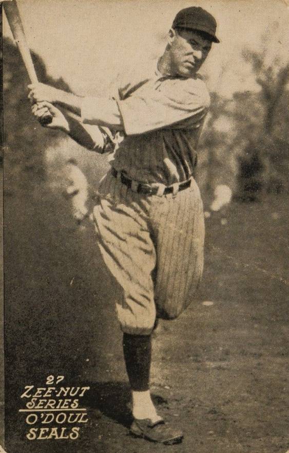 1927 Zeenut Pacific Coast League O'Doul # Baseball Card