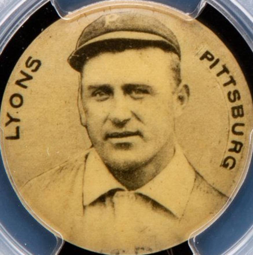 1898 Cameo Pepsin Gum Pins Denny Lyons (Pittsburg) # Baseball Card