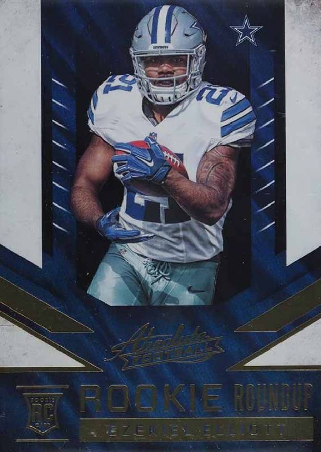 2016 Panini Absolute Rookie Roundup Ezekiel Elliott #6 Football Card