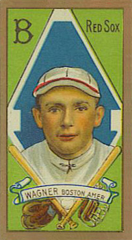 1911 Gold Borders Broadleaf Back Heinie Wagner #205 Baseball Card