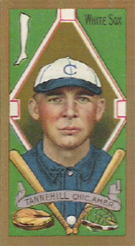 1911 Gold Borders Broadleaf Back Lee Tannehill #199 Baseball Card