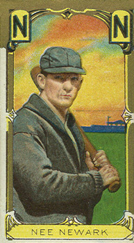 1911 Gold Borders Broadleaf Back John Nee #155 Baseball Card