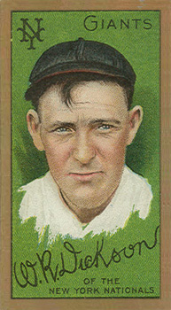 1911 Gold Borders Broadleaf Back W. R. Dickson #50 Baseball Card