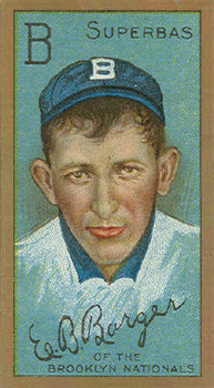 1911 Gold Borders Broadleaf Back E. B Barger #9 Baseball Card