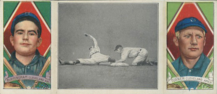 1912 Hassan Triple Folders The Scissors Slide # Baseball Card