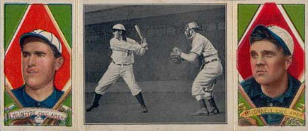 1912 Hassan Triple Folders McIntyre at Bat # Baseball Card