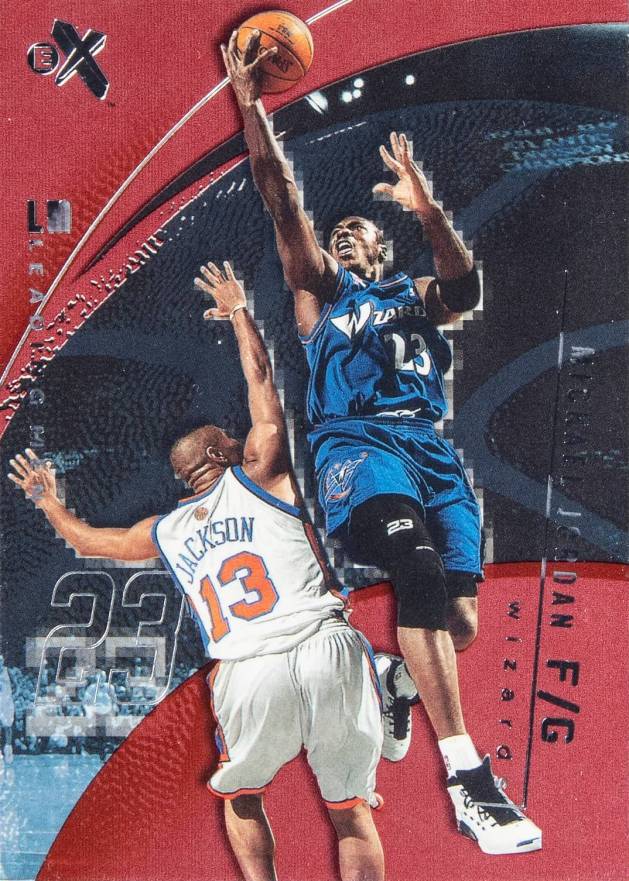 2001 Fleer E-X Michael Jordan #98 Basketball Card