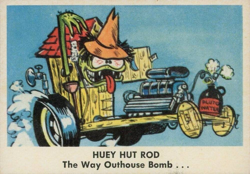 1965 Weird-Ohs Huey Hut Rod #2 Non-Sports Card