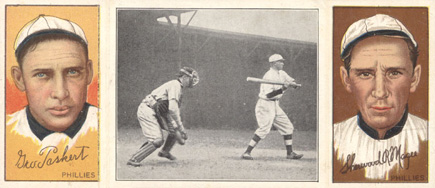 1912 Hassan Triple Folders Chase ready for the Squeeze Play # Baseball Card