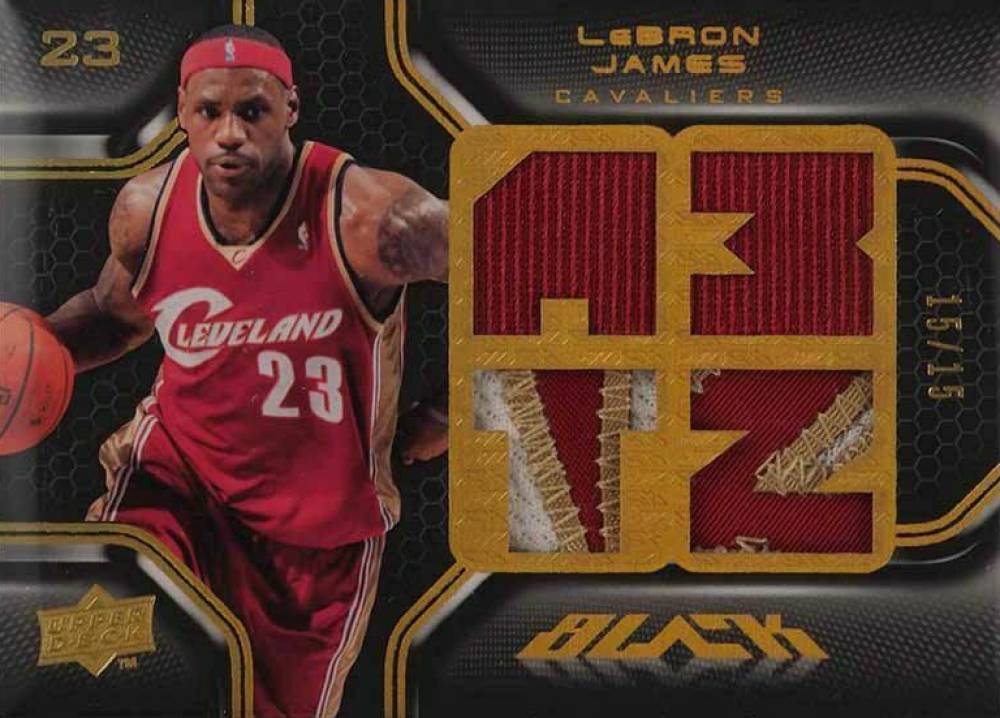 2008 Upper Deck Black LeBron James #24 Basketball Card