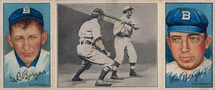 1912 Hassan Triple Folders A Great Batsman # Baseball Card