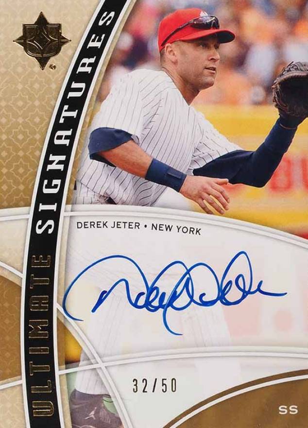 2009 Ultimate Collection Ultimate Signatures Derek Jeter #USDJ1 Baseball Card