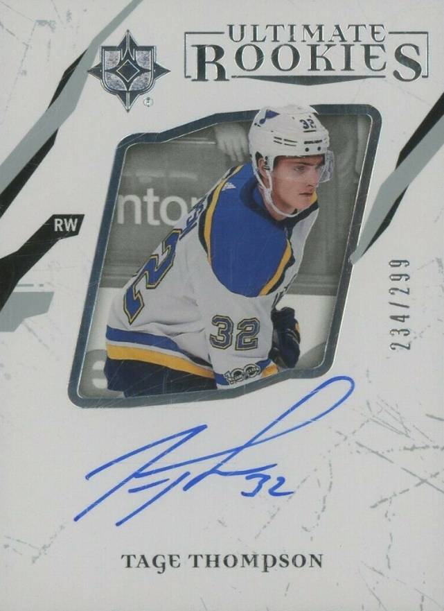 2017 Ultimate Collection Tage Thompson #81 Hockey Card