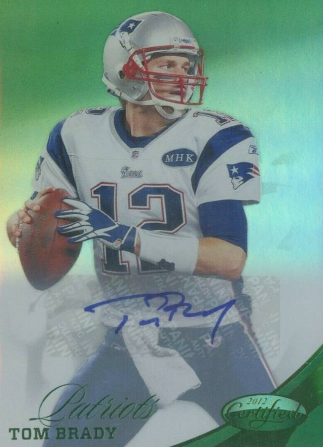 2012 Panini Certified Tom Brady #4 Football Card