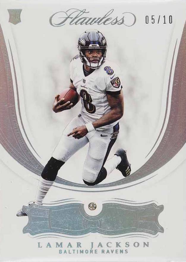 2018 Panini Flawless  Lamar Jackson #106 Football Card