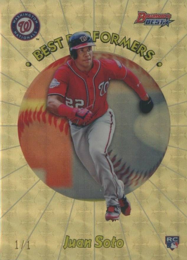 2018 Bowman's Best 1998 Best Performers Juan Soto #JS Baseball Card