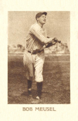 1928 Star Player Candy Bob Meusel # Baseball Card