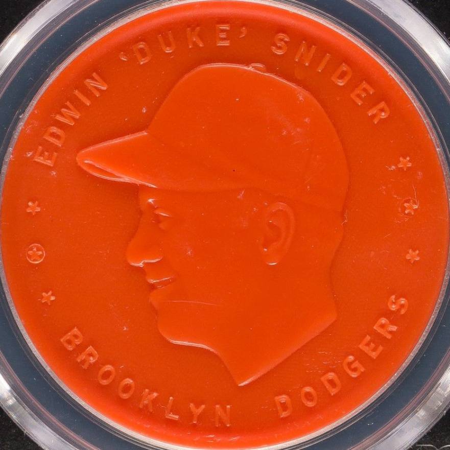 1955 Armour Coins Duke Snider # Baseball Card