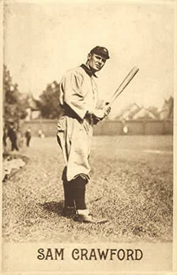 1910 Sepia Postcards Sam Crawford # Baseball Card