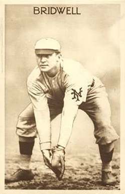 1910 Sepia Postcards Bridwell # Baseball Card