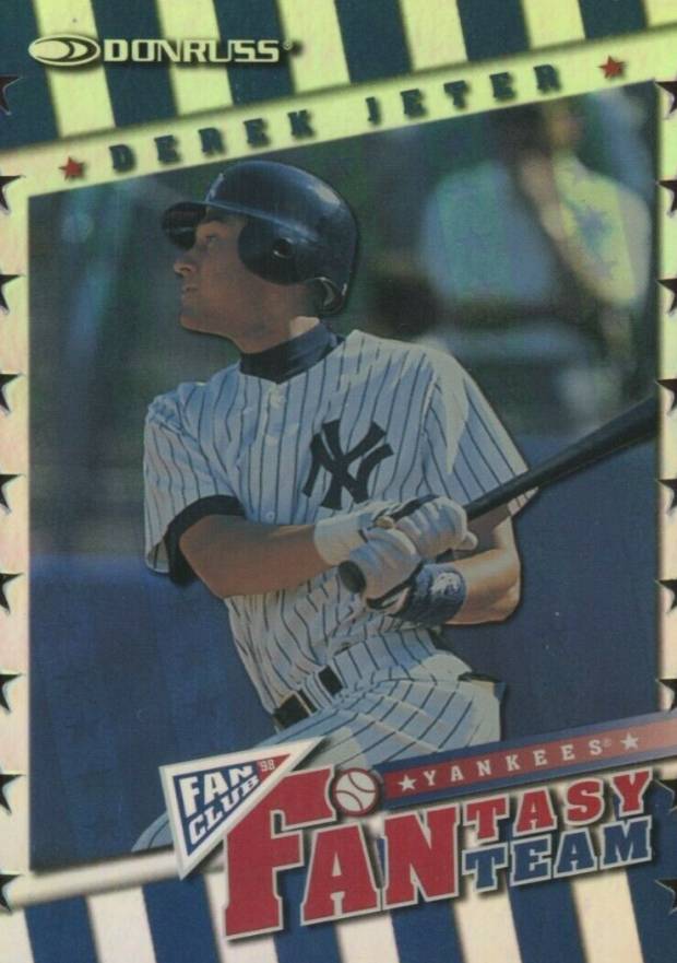 1998 Donruss Fantasy Team Derek Jeter #18 Baseball Card