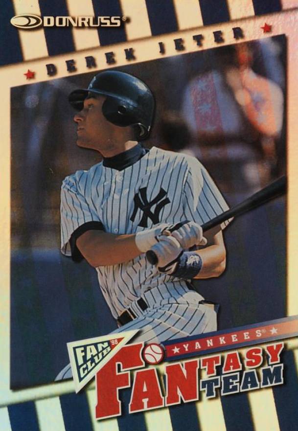 1998 Donruss Fantasy Team Derek Jeter #18 Baseball Card