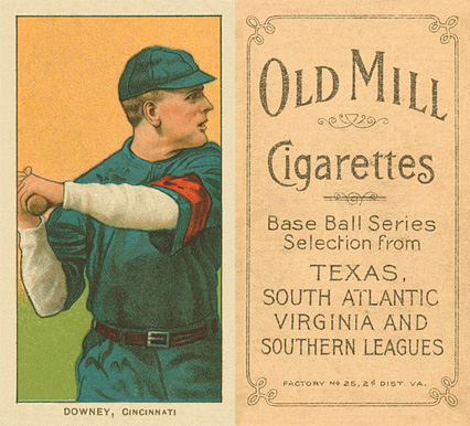 1909 White Borders Old Mill Downey, Cincinnati #144 Baseball Card