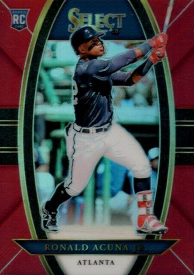 2018 Panini Chronicles Select  Ronald Acuna Jr. #2 Baseball Card