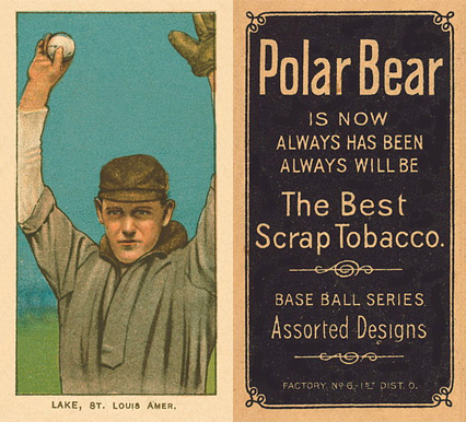 1909 White Borders Polar Bear Lake, St. Louis Amer. #273 Baseball Card